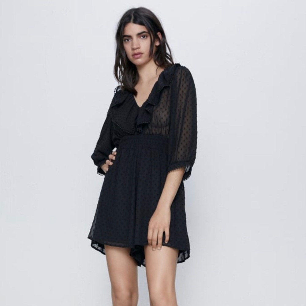Zara black romper